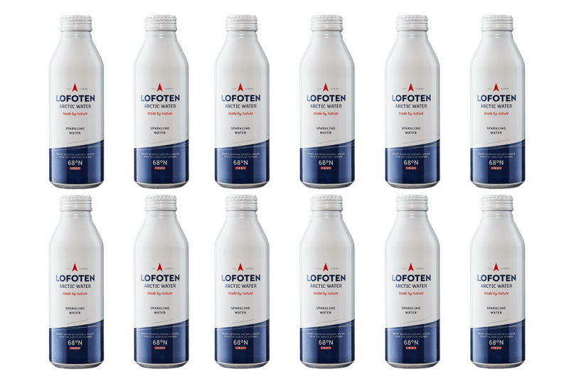 SPARKLNG WATER 12 pack Aluminiumsflaske 500 ml